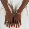 Pave Letter Ring - Pave Letter Ring -- Ariel Gordon Jewelry