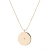 Circle Pendant Necklace - Circle Pendant Necklace -- Ariel Gordon Jewelry