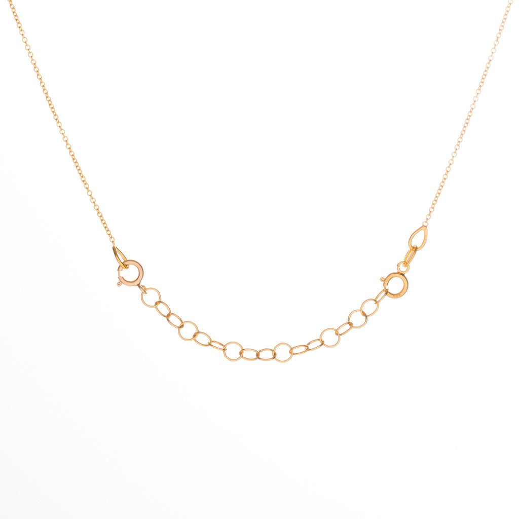 Chain Extenders For Necklace 14K Solid Yellow White Rose Gold Extension  Chain 3
