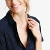 Diamond Triad Necklace - hover -- Ariel Gordon Jewelry