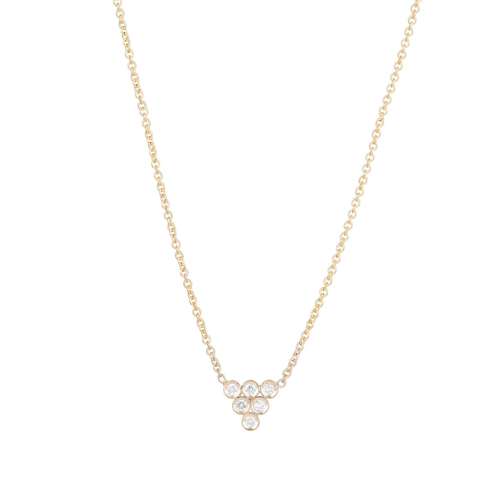 Diamond Triad Necklace -- Ariel Gordon Jewelry