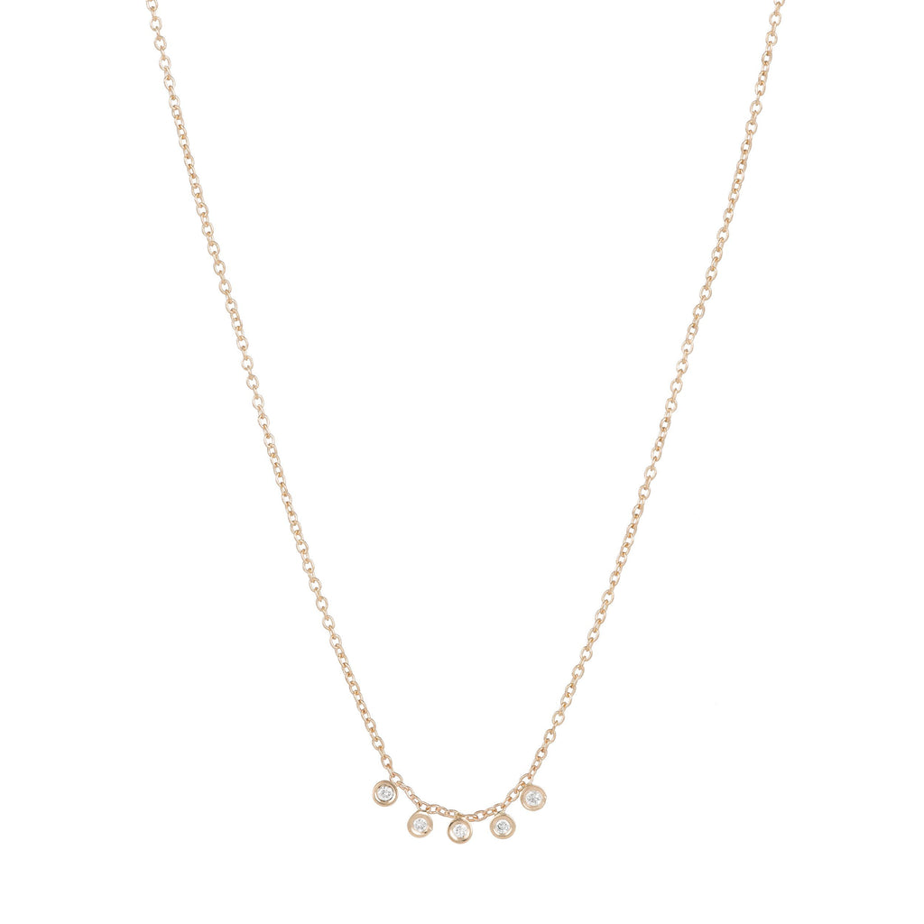 Mini Diamond Dash Necklace -- Ariel Gordon Jewelry