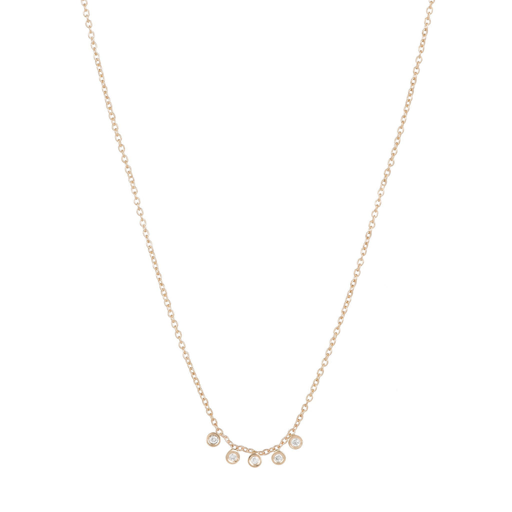 Mini Diamond Dash Necklace -- Ariel Gordon Jewelry