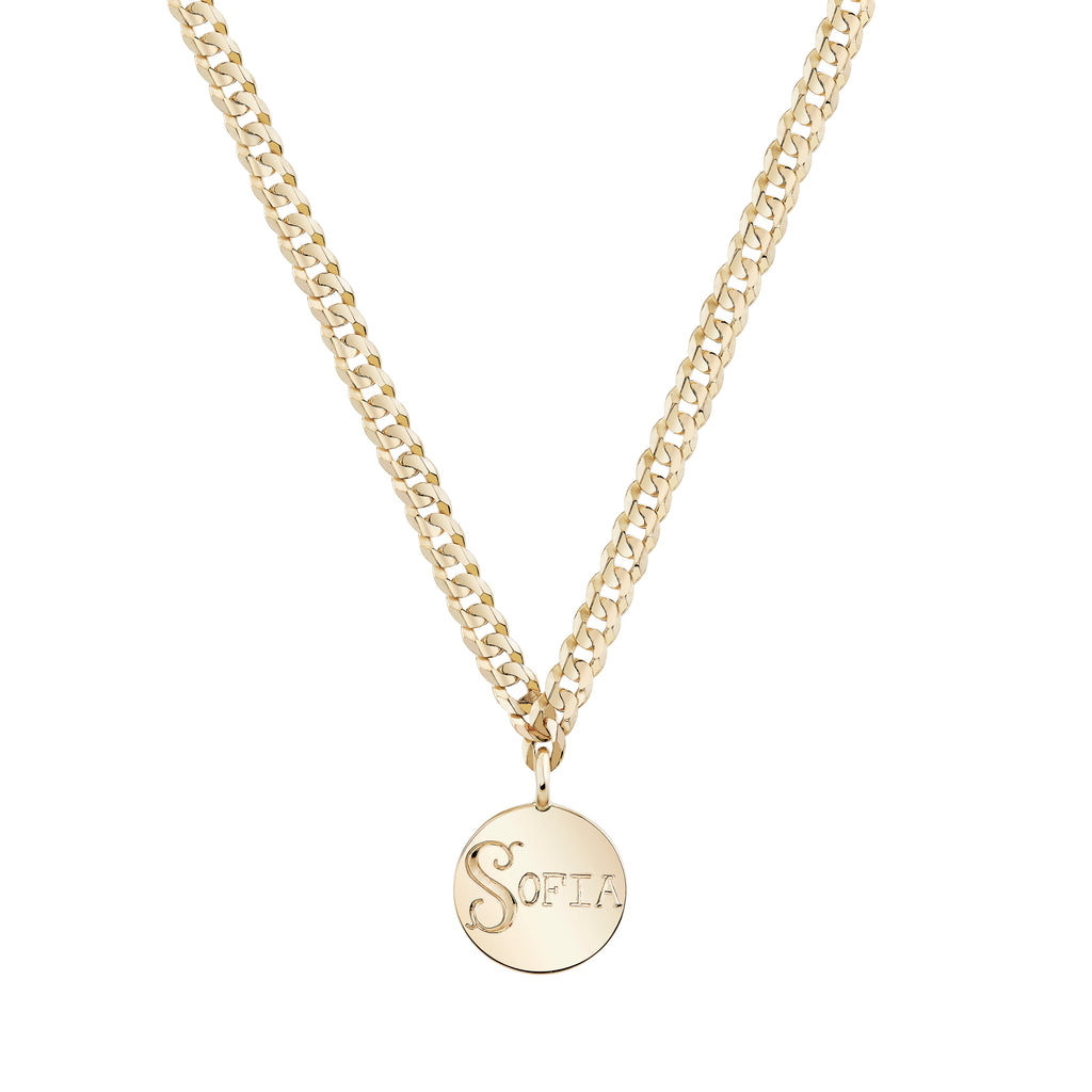 Medallion Signet Necklace -- Ariel Gordon Jewelry