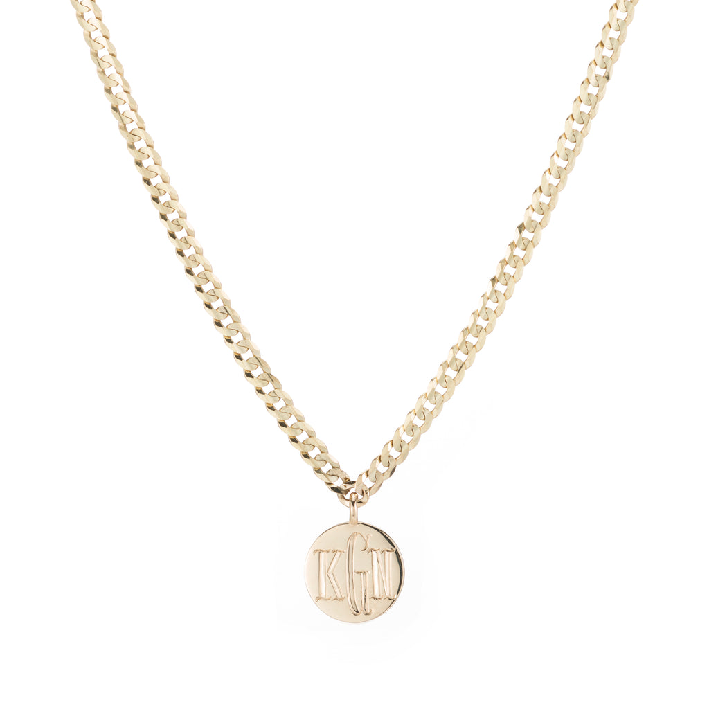 Medallion Signet Necklace -- Ariel Gordon Jewelry