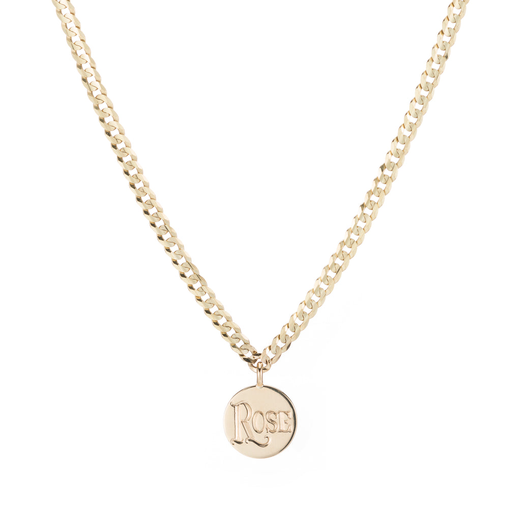 Medallion Signet Necklace -- Ariel Gordon Jewelry