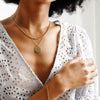 Circle Pendant Necklace - hover -- Ariel Gordon Jewelry