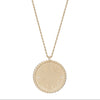 Imperial Disc Pendant Necklace - Imperial Disc Pendant Necklace -- Ariel Gordon Jewelry