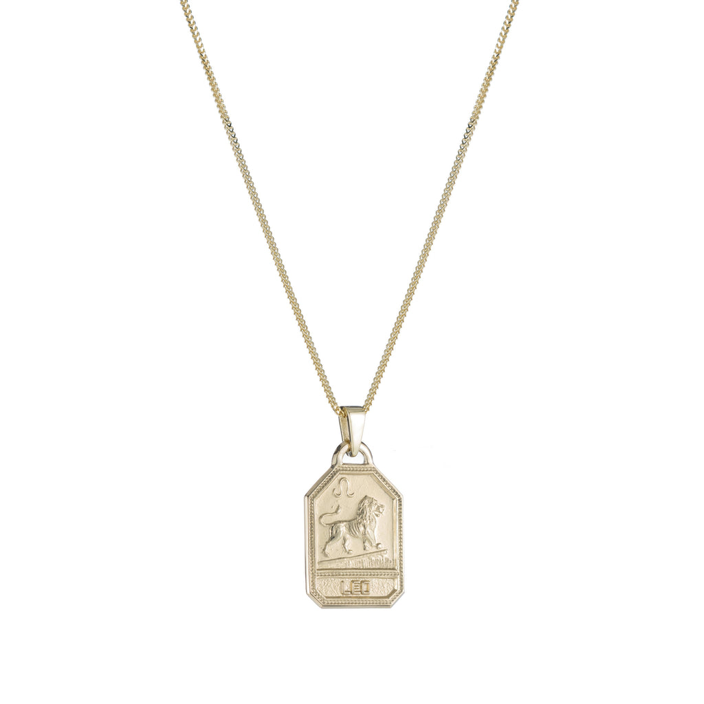 Zodiac Dog Tag Necklace -- Ariel Gordon Jewelry