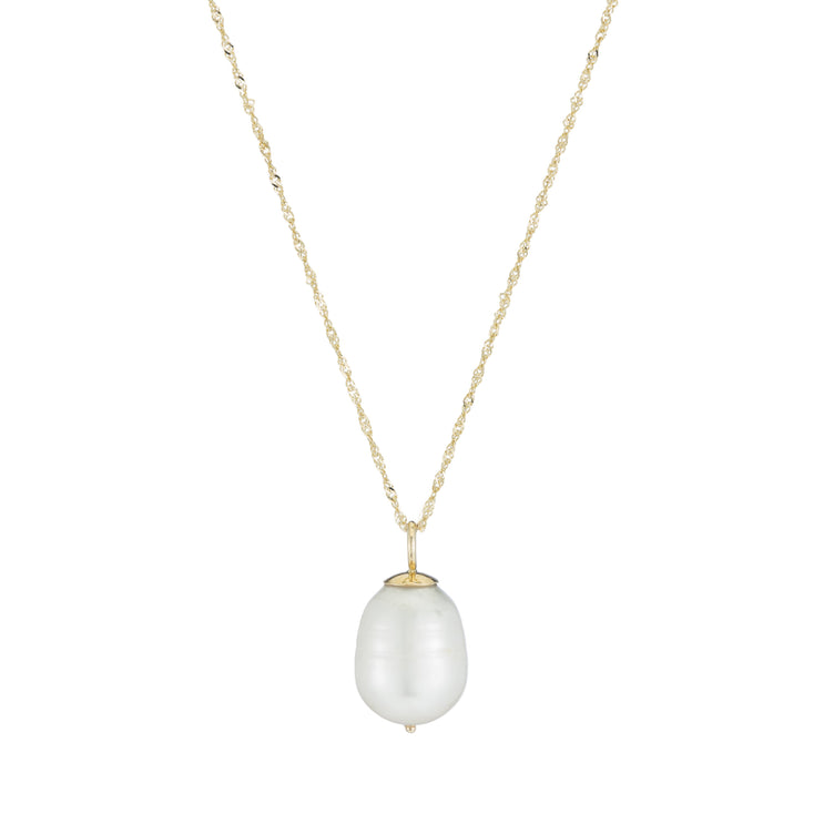 Baroque Pearl Drop Necklace
