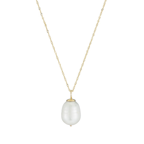 Baroque Pearl Drop Necklace
