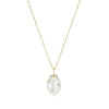 Diamond Baroque Pearl Drop Necklace - Diamond Baroque Pearl Drop Necklace -- Ariel Gordon Jewelry