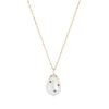 Stone Baroque Pearl Drop Necklace - Stone Baroque Pearl Drop Necklace -- Ariel Gordon Jewelry