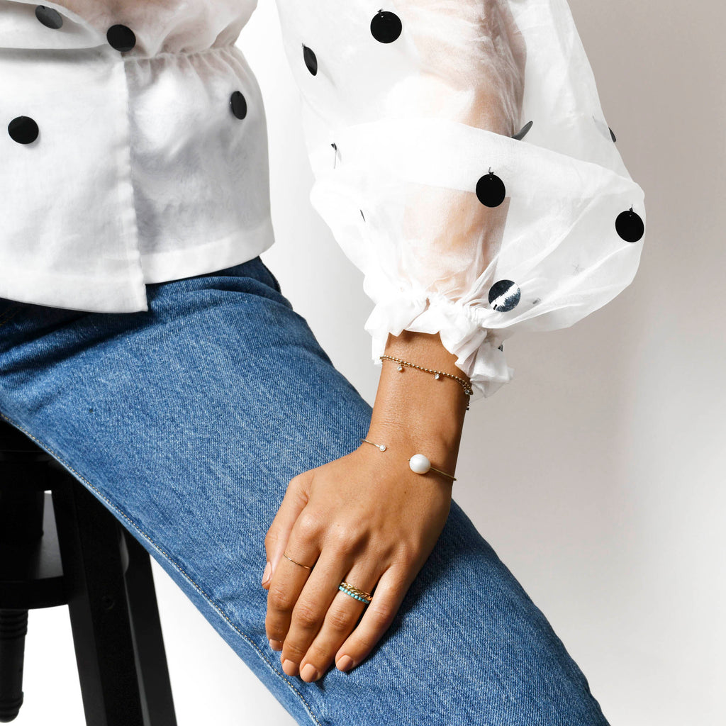 Diamond Droplet Bracelet -- Ariel Gordon Jewelry