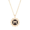 Daisy Initial Pendant Necklace - Daisy Initial Pendant Necklace -- Ariel Gordon Jewelry
