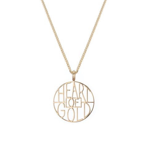 Heart of Gold Token Pendant