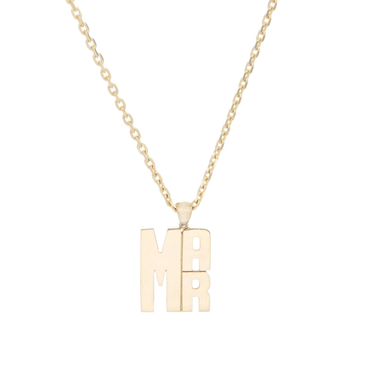 Lucky Strike Monogram Pendant