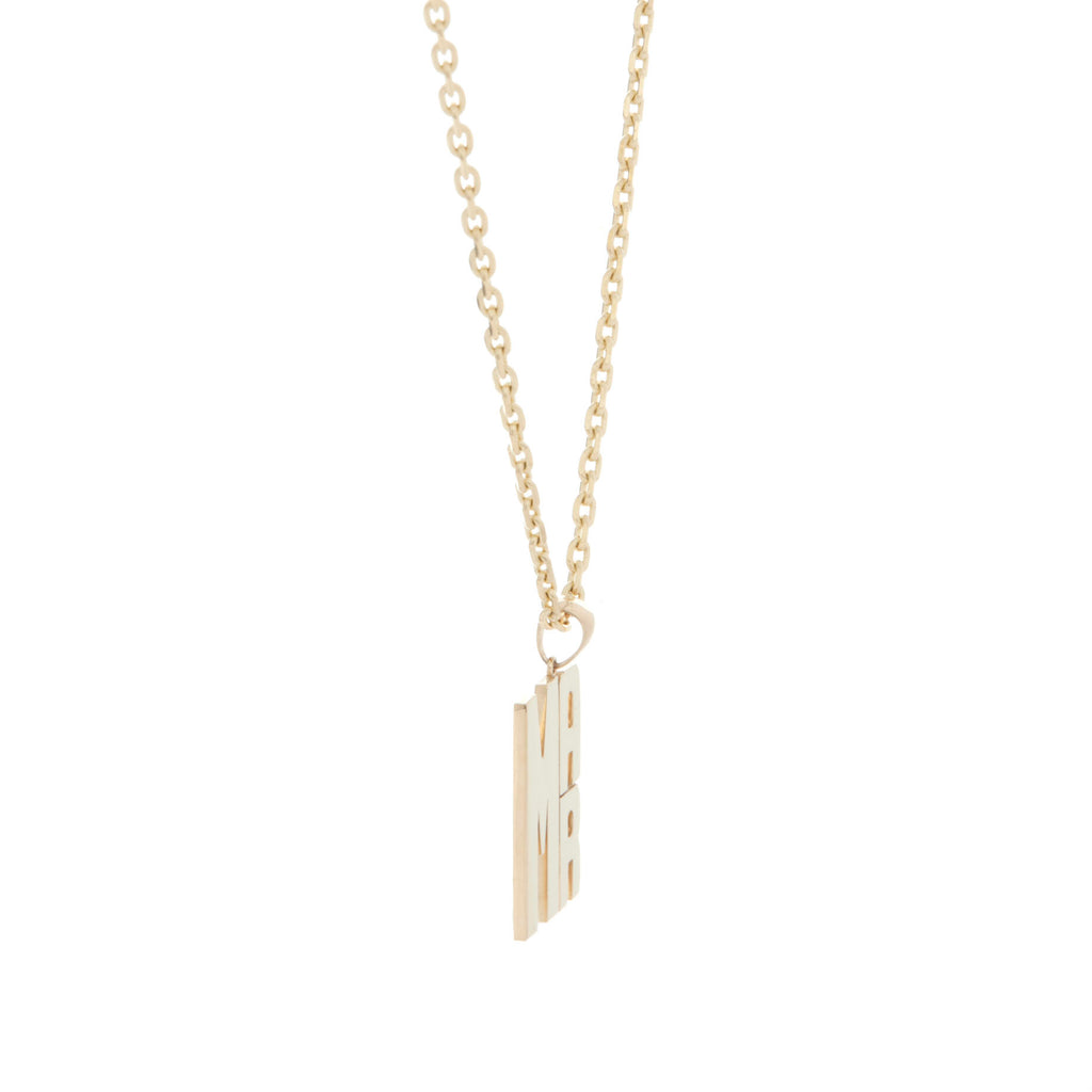 Lucky Strike Monogram Pendant -- Ariel Gordon Jewelry