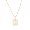 Lucky Strike Monogram Pendant - Lucky Strike Monogram Pendant -- Ariel Gordon Jewelry