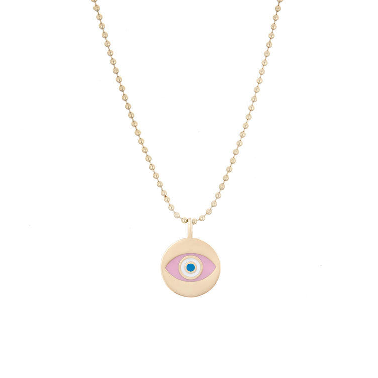 Enamel Talisman Evil Eye Pendant