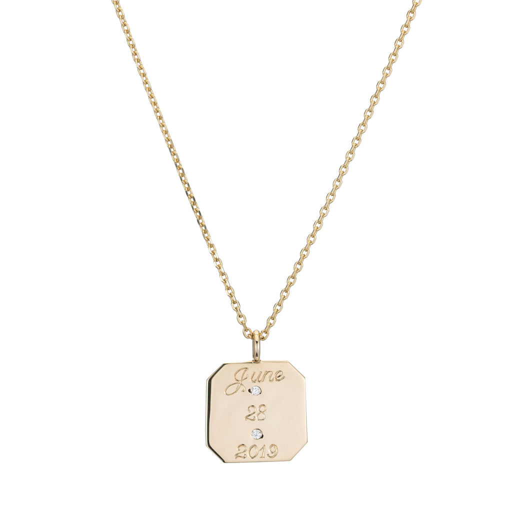 Diamond Tribute Pendant -- Ariel Gordon Jewelry