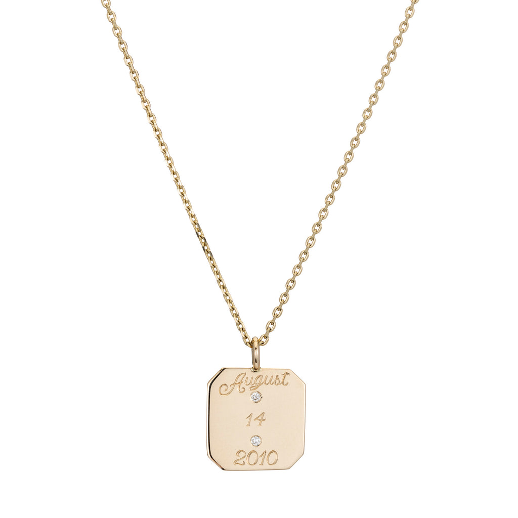 Diamond Tribute Pendant -- Ariel Gordon Jewelry