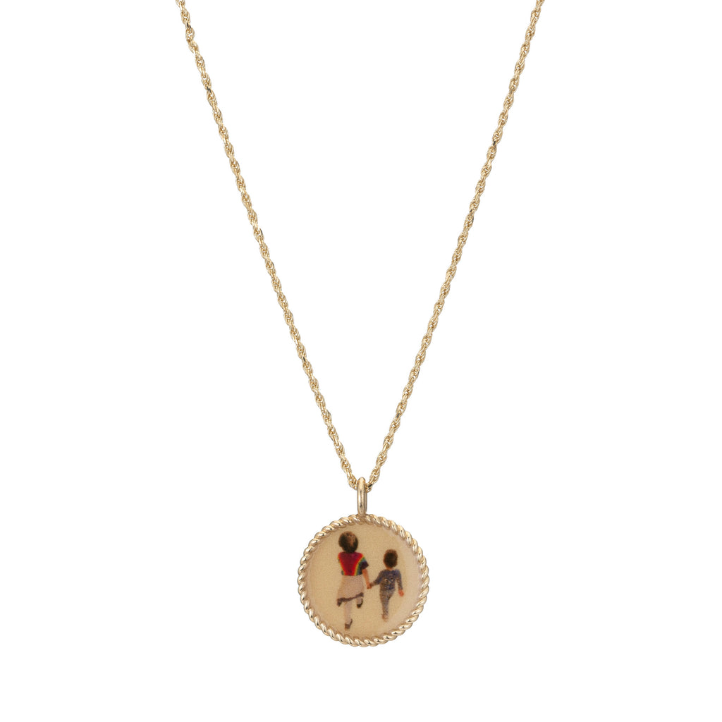 Imperial Portrait Pendant Necklace -- Ariel Gordon Jewelry