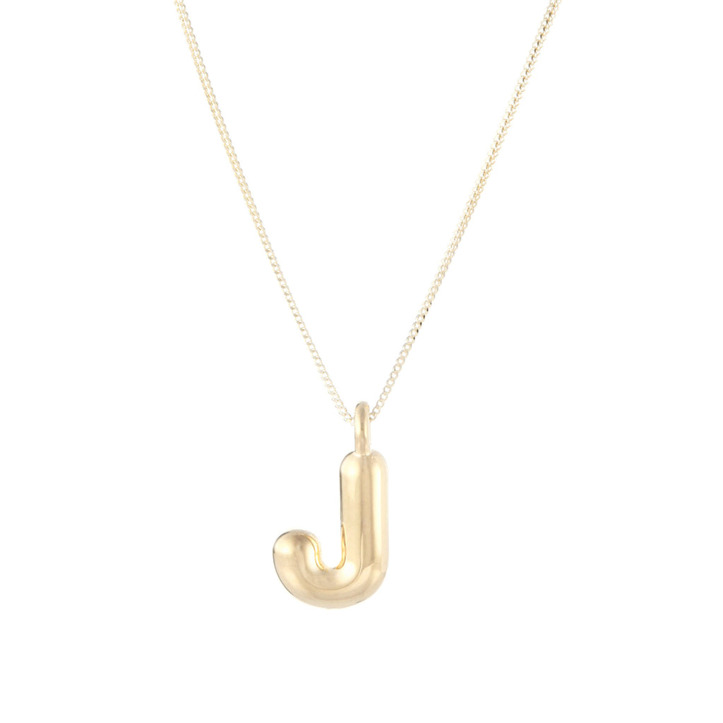 Helium Initial Pendant -- Ariel Gordon Jewelry