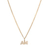 Moniker Initial Charm - Moniker Initial Charm -- Ariel Gordon Jewelry