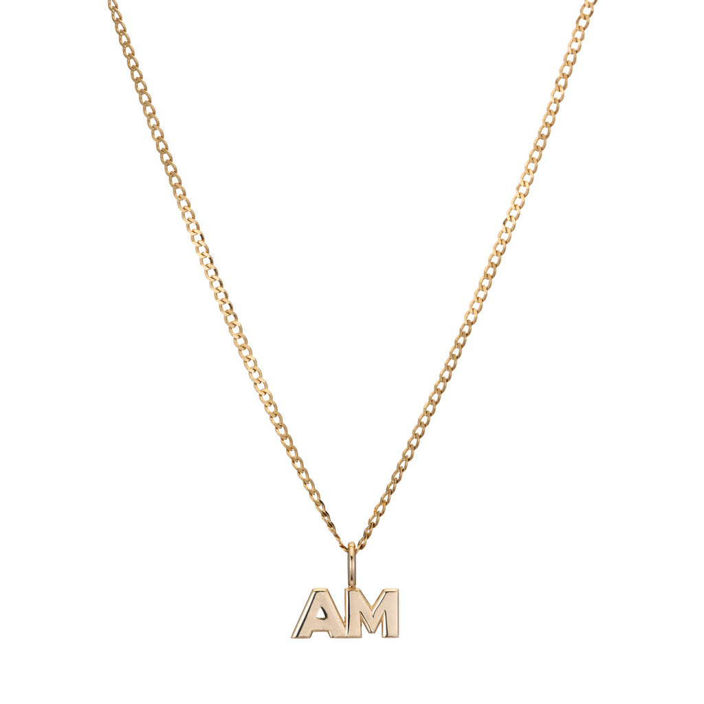 Moniker Initial Charm -- Ariel Gordon Jewelry