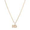 Moniker Initial Charm - Moniker Initial Charm -- Ariel Gordon Jewelry