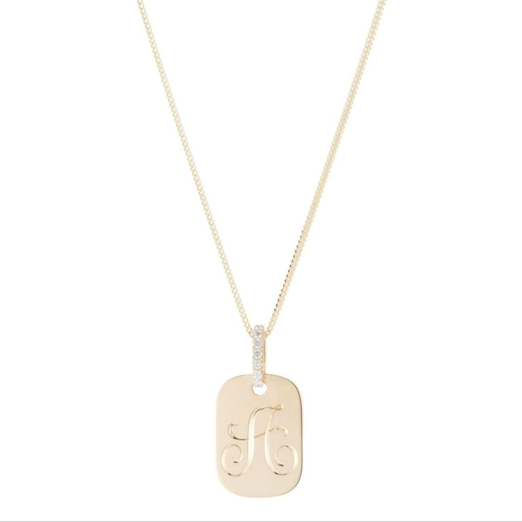 Orion Pave Dog Tag