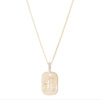 Orion Pave Dog Tag - Orion Pave Dog Tag -- Ariel Gordon Jewelry