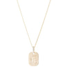 Orion Pave Dog Tag - Orion Pave Dog Tag -- Ariel Gordon Jewelry
