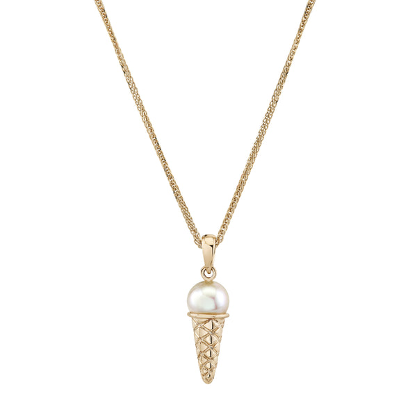 Gemstone Ice Cream Charm Necklace – Ariel Gordon