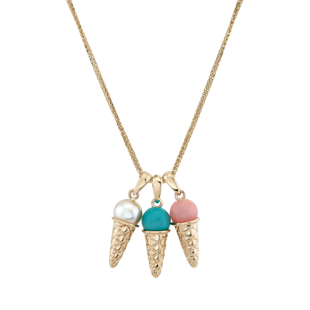 Birthstone Ice Cream Charm -- Ariel Gordon Jewelry