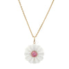 Pink Sapphire Daisy Pendant - Pink Sapphire Daisy Pendant -- Ariel Gordon Jewelry