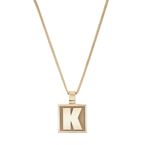 Varsity Initial Pendant