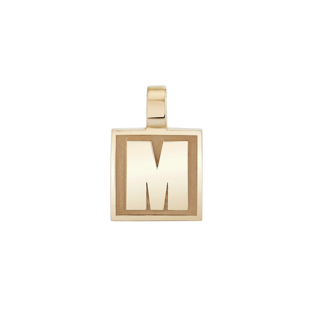 Varsity Initial Pendant -- Ariel Gordon Jewelry