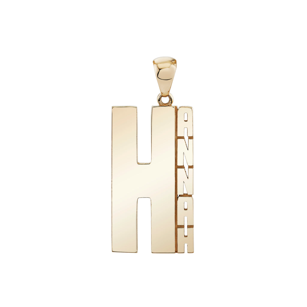 Lucky Strike Name Pendant -- Ariel Gordon Jewelry