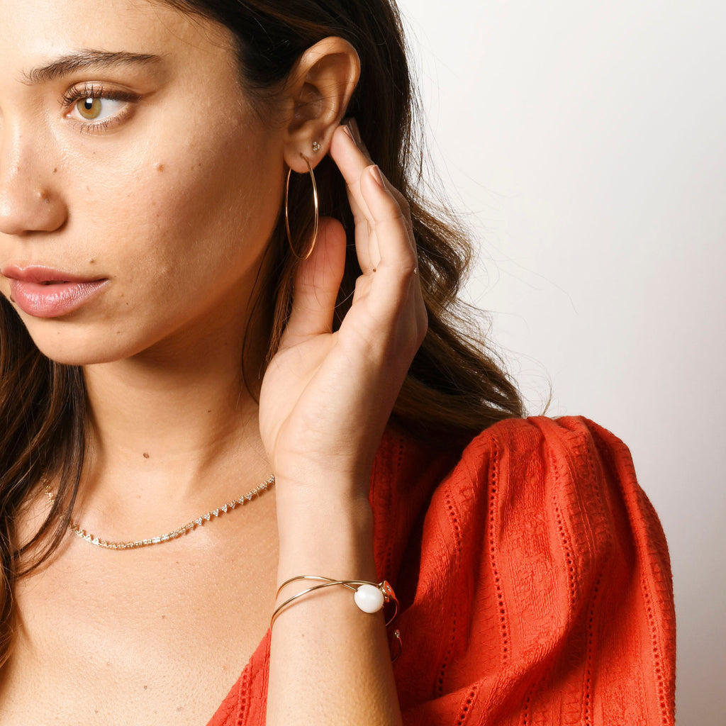 Mini Diamond Triad Studs -- Ariel Gordon Jewelry