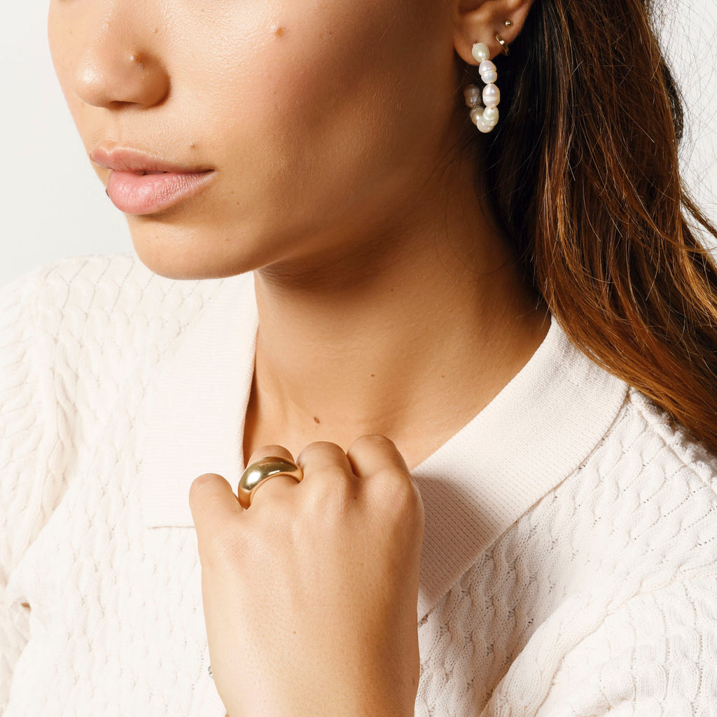 Mini Gold Dust Studs - Rose Gold -- Ariel Gordon Jewelry