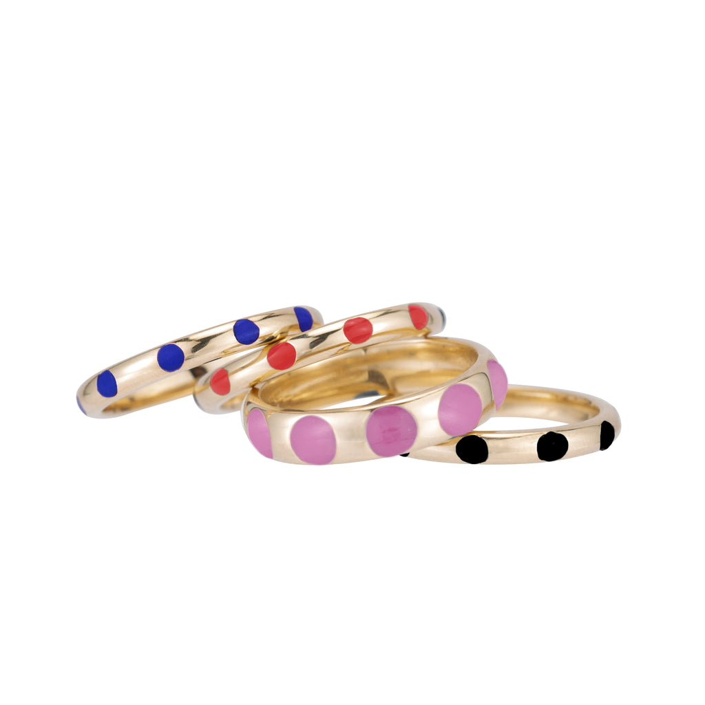 Dottie Enamel Ring -- Ariel Gordon Jewelry