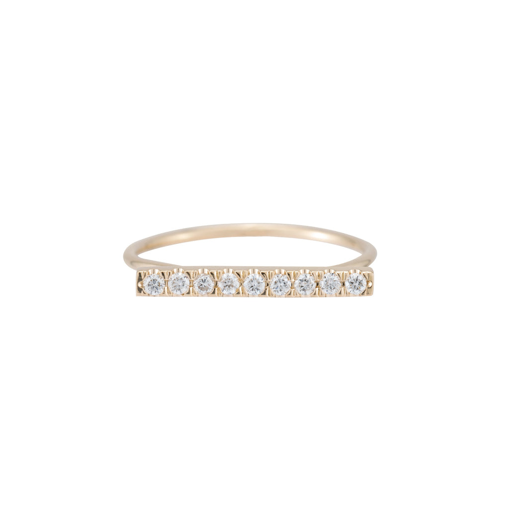 Fine Line Pave Ring -- Ariel Gordon Jewelry