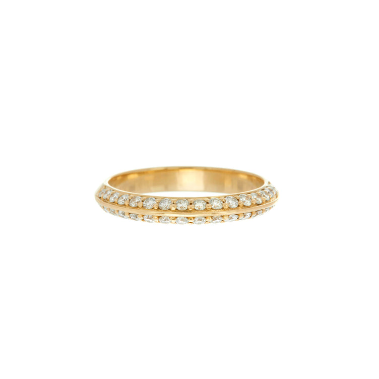 Pave Knife Edge Ring