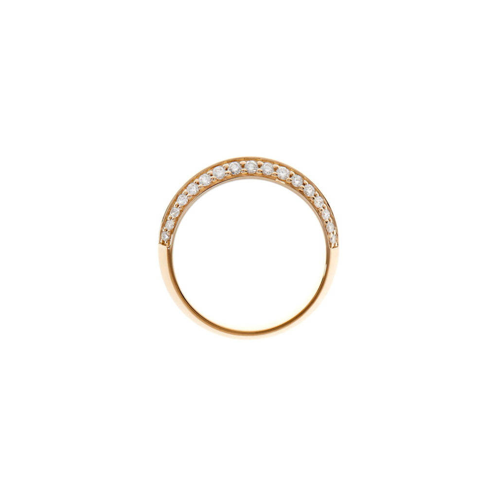 Pave Knife Edge Ring -- Ariel Gordon Jewelry