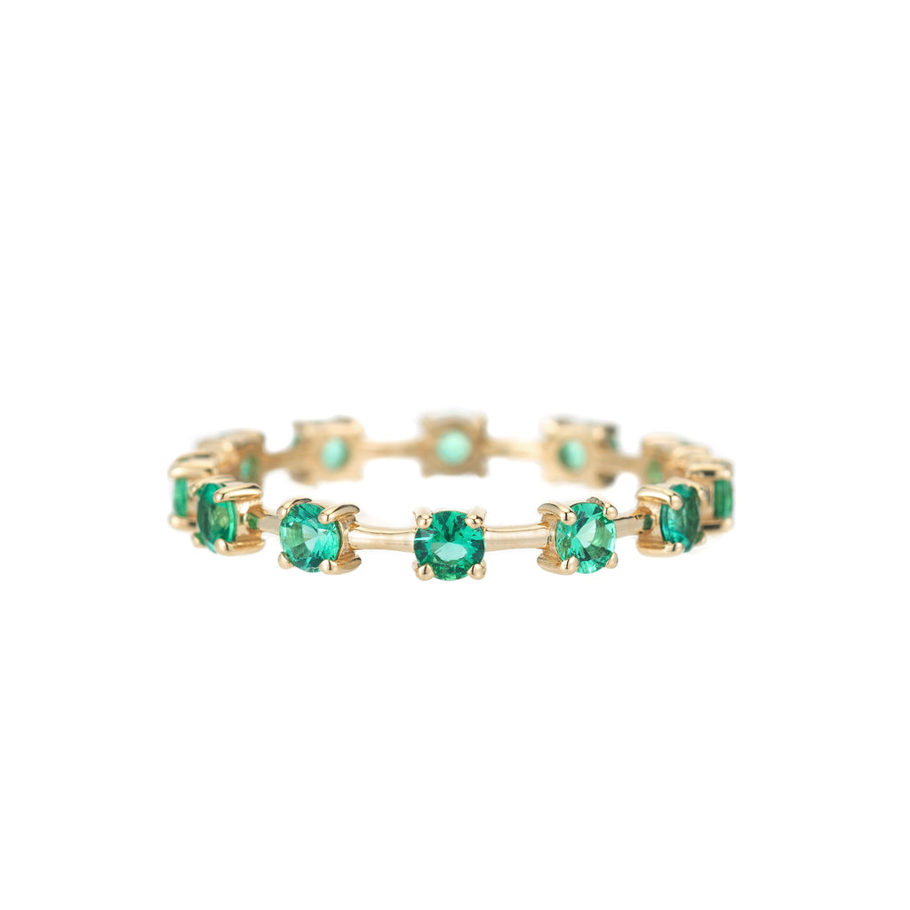 Emerald Tennis Eternity Band -- Ariel Gordon Jewelry