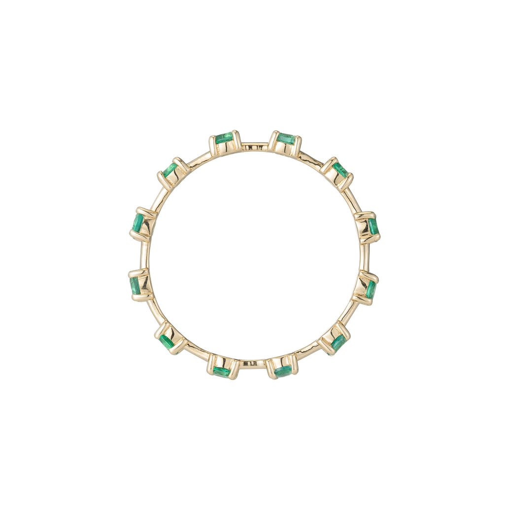 Emerald Tennis Eternity Band -- Ariel Gordon Jewelry