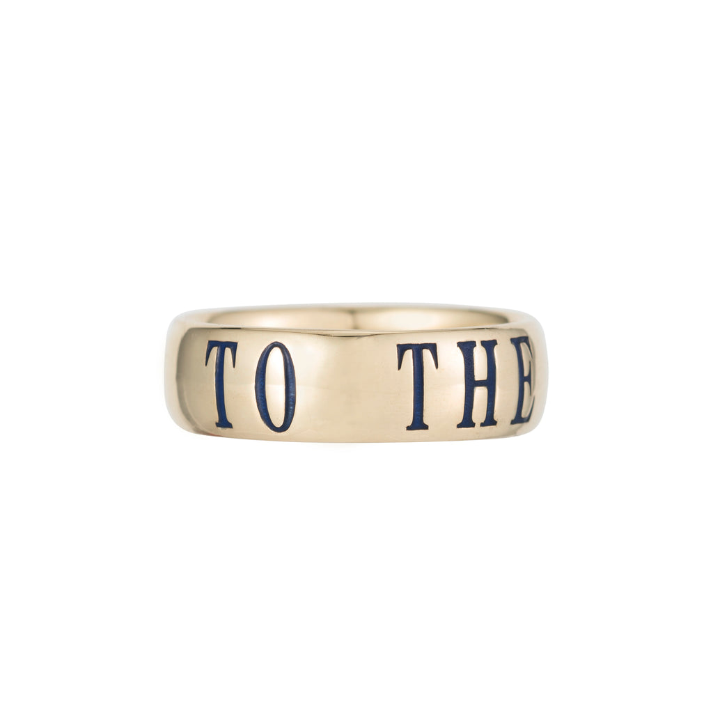 Enamel Ode Ring -- Ariel Gordon Jewelry