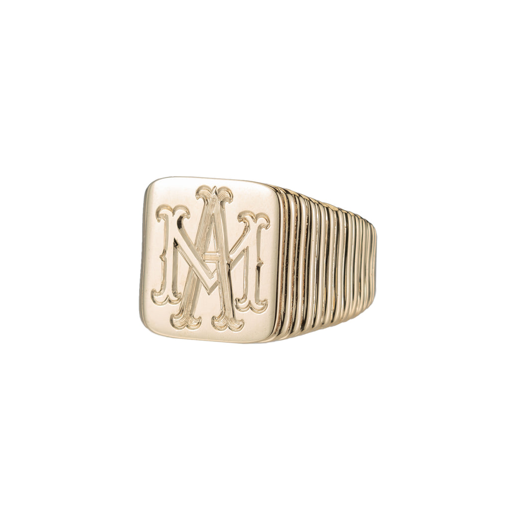 Strata Signet Ring -- Ariel Gordon Jewelry